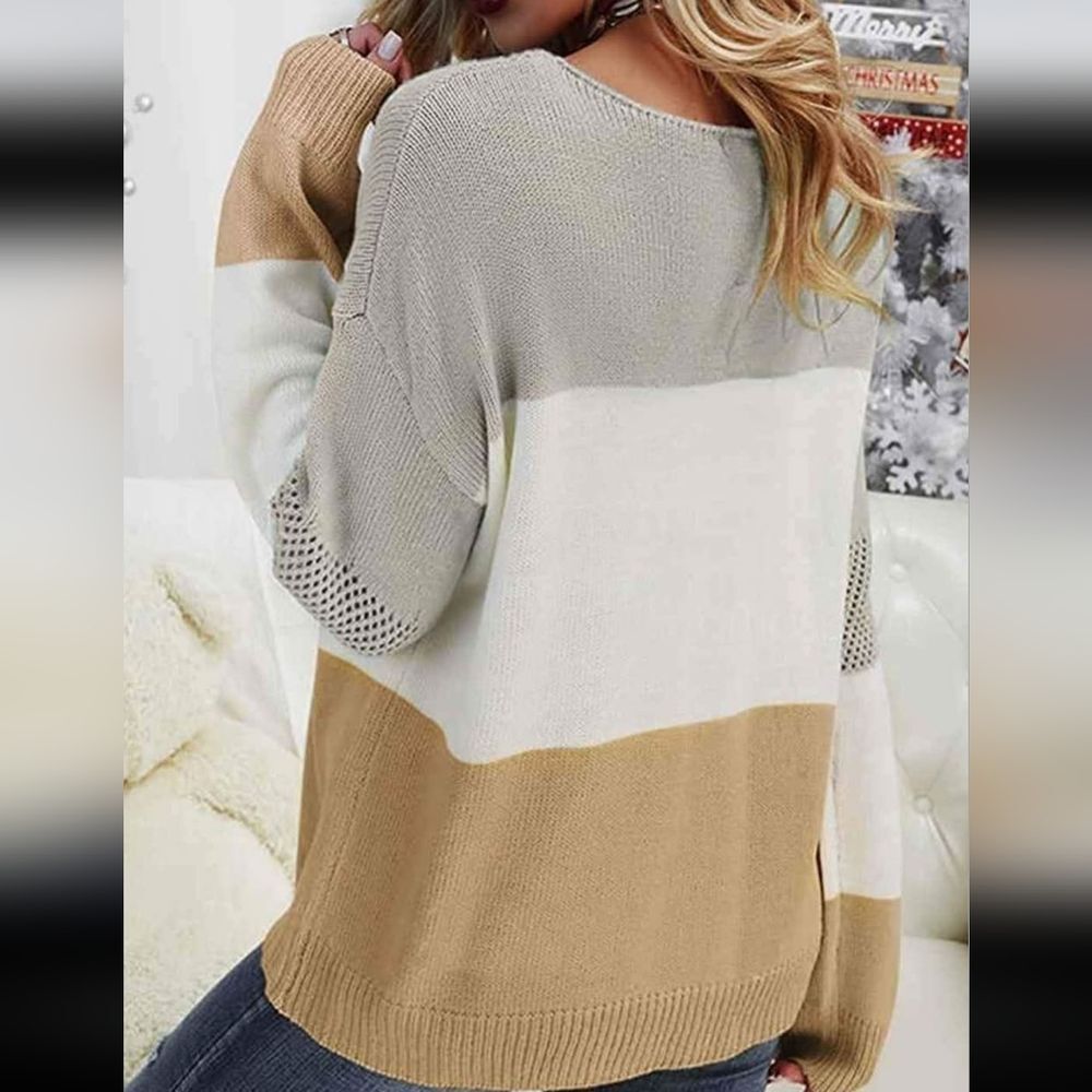 Color Block Sweater - Picture 2 of 3